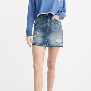 Abercrombie and Fitch Denim Mini Skirt